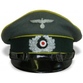 Cappello con visiera da sottufficiale della Wehrmacht heer signals in forma da combattimento