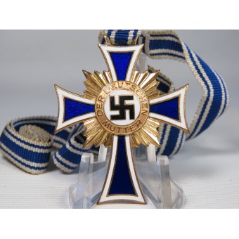 Крест германской матери- золотая степень , в коробке с миниатюрой. Godet & Co. Espenlaub militaria