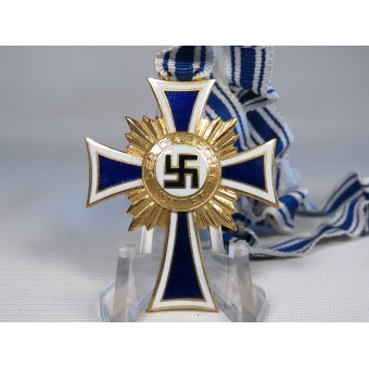 Kreuz der Deutschen Mutter- Ehrenkreuz der Deutschen Mutter in Gold. C.F Zimmermann Pforzheim. Espenlaub militaria
