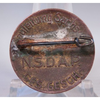 NSDAP-supporter -opfer-ring, Gauleitung Sachen Ges. Veg. Espenlaub militaria