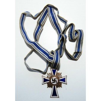 Deutsches Mutterkreuz dritter Klasse- Ehrenkreuz der Deutschen Mutter in Bronze. Espenlaub militaria