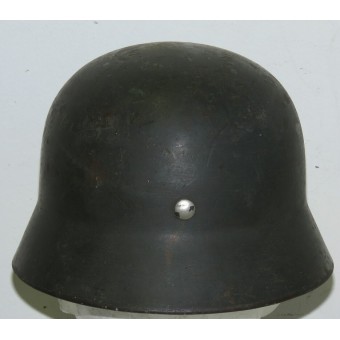 Стальной шлем Вермахта m35 SE 62 с одной декалью, Восточный Фронт. Espenlaub militaria