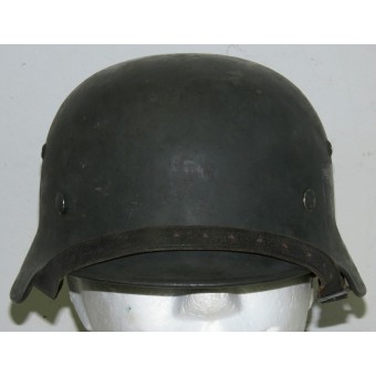 RAD M 35 ex Wehrmacht Heer double decal helmet. Espenlaub militaria