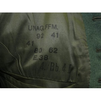 Waffenrock for Unteroffizier in 4 Komp Beobachter Batterie 4. Ilmapallotykistön tarkkailija. Espenlaub militaria