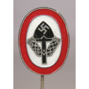 Ges. Gesch RAD zinc badge 12,7 mm, lacquer. Zinc. Espenlaub militaria