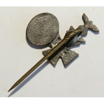 Miniature Eisernes Kreuz 1914 Wiederholungsspange 1939 chiusura e ferita distintivo. Espenlaub militaria