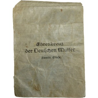Paketet med nummer. Ehrenkreuz der deutschen Mutter 2. Espenlaub militaria