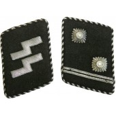 Early SS-Hauptscharführer "Leibstandarte SS Adolf Hitler" collar tabs