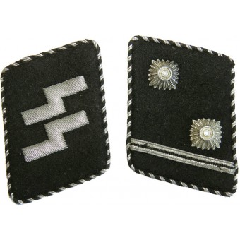 Early SS-Hauptscharführer pestañas de collar Leibstandarte SS Adolf Hitler. Espenlaub militaria