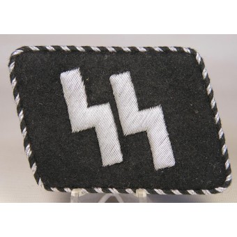 Varhainen SS-Hauptscharführer Leibstastartarte SS Adolf Hitler Kaulusvälilehdet. Espenlaub militaria