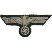 Águila de lingotes bordada a mano para túnica de oficial o Waffenrock