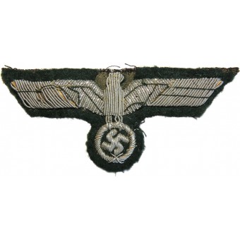 Hand embroidered bullion eagle for officers tunic or Waffenrock. Espenlaub militaria