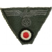 M44 trapezoid with eagle and national cockade for Feldmütze m43