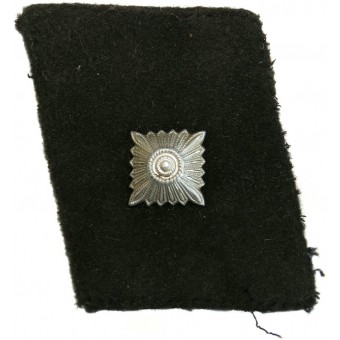 SS-Unterscharführer dejó rango tejido para el cuello de piel de topo pestaña hecho. Espenlaub militaria