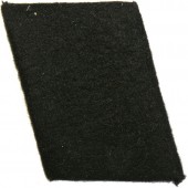 Waffen-SS, SS-Mann vasen arvoaste kauluksen välilehti Moleskin merkki kangas tehty