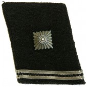 Waffen-SS, SS-Scharführer linker rang kraag tab, Dachau type wol gemaakt