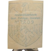 Wehrmacht Heer helm adelaar sticker, Abziehbilderfabrik Gustav Peiniger