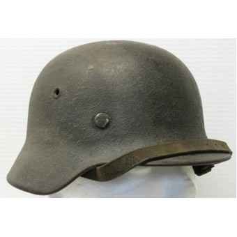 Luftwaffe Steel Helm et62 Lot No. 846. Zaagsel twee tinten camo.. Espenlaub militaria