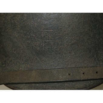 Luftwaffe Steel Helm et62 Lot No. 846. Zaagsel twee tinten camo.. Espenlaub militaria