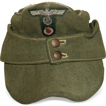 M 43 agents Wehrmacht capuchon Feldmütze. Espenlaub militaria