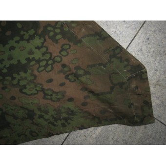 Waffen SS Oak leaf camouflaged tent-Zeltplane Eichenlaubmuster. Espenlaub militaria