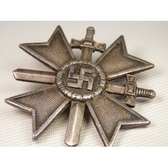 Croix de mérite de guerre allemande WW2 avec épées, 1ère classe. KVK1, L15. Espenlaub militaria