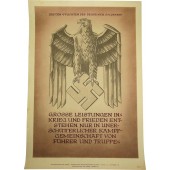 NSDAP:n viikoittainen ääni, toisen maailmansodan propagandajuliste, 1942