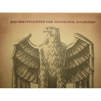 Weekly Voice of the NSDAP,  WW2 Propaganda Poster, 1942. Espenlaub militaria
