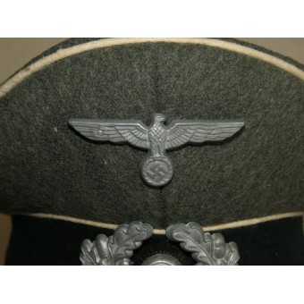 Фуражка для нижних чинов пехоты Вермахта из полевого сукна цвета фельдграу. Espenlaub militaria