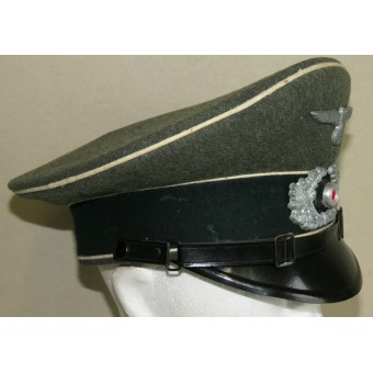 Фуражка для нижних чинов пехоты Вермахта из полевого сукна цвета фельдграу. Espenlaub militaria
