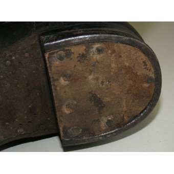 Сапоги солдатские кожаные, коричневые, вермахт, люфтваффе или Waffen SS. Espenlaub militaria