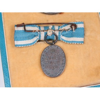 3e Rijk Beierse industriële trouwe dienst medaille in foedraal - Deschler u Sohn. Espenlaub militaria