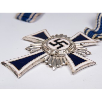 Германский материнский крест, второй класс. Матовое иней серебрение. Espenlaub militaria