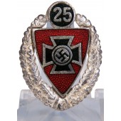 Distintivo de socio de honor de la DRKB- Kyffhäuserbund 25 años