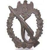 Distintivo di fanteria d'assalto. Franke, Dr. & Co Lüdenscheid. Zinco, cavo
