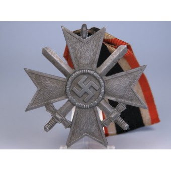 KVK II 1939 War merit cross w/swords. Unmarked zinc. Espenlaub militaria