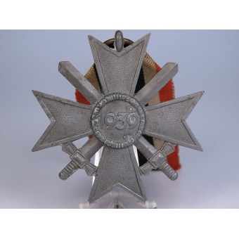 KVK II 1939 Kriegsverdienstkreuz mit Schwertern. Unmarkiertes Zink. Espenlaub militaria