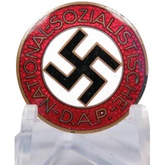NSDAP-Mitgliederabzeichen seltener Hersteller M1/137 RZM - Richard Simm. Espenlaub militaria