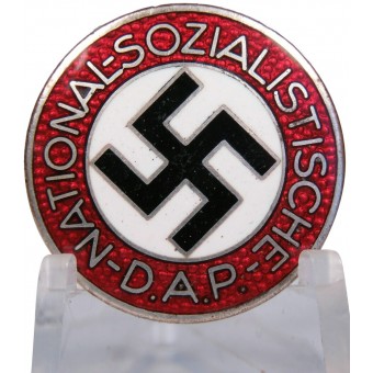 NSDAP membresía insignia M1 / ​​101-Gustav Brehmer. Espenlaub militaria