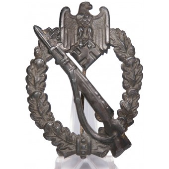 Diseño Schickle / Mayer Asalto insignia de infantería. Zinc. Hueco. Espenlaub militaria
