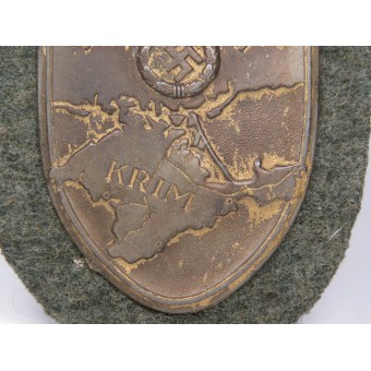 Sköld för kampanjen på Krim 1941-1942. Zink. Espenlaub militaria