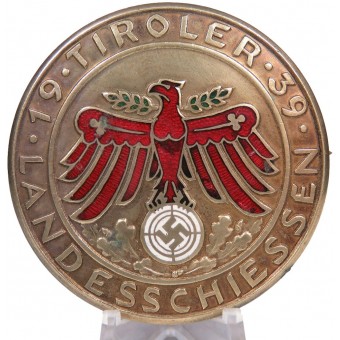 Standschützenverband Tirol-Vorarlberg, Gauleistungsabzeichen in goud 1939. Espenlaub militaria