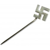 Hakenkreuzzeichen eines Sympathisanten der Nazipartei. 10 mm