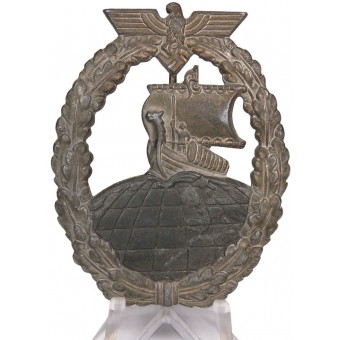 Знак вспомогательного крейсера кригсмарине Hilfskreuzer-Kriegsabzeichen Friedrich Orth. Espenlaub militaria