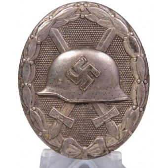 Verwundetenabzeichen 1939 à Silber - Hauptmünzamt Wien. buntmetall. Espenlaub militaria