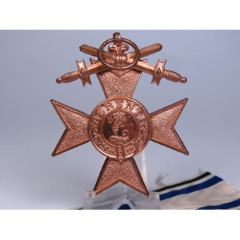 Баварский крест военных заслуг времён ПМВ. 3-й класс с мечами. Bayr. M.V.Kr. 3. Kl. Espenlaub militaria