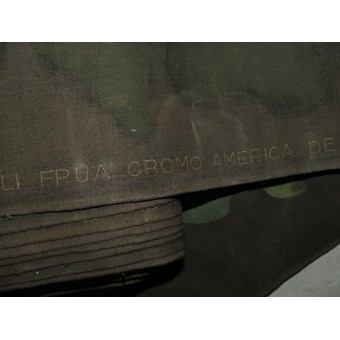 Ursprungligt italienskt kamouflagematerial som användes av Waffen-SS, M1929 Telo mimetico. Espenlaub militaria