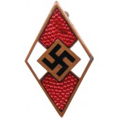 Hitlerjugendin jäsenmerkki M1/72RZM - Fritz Zimmermann