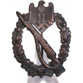 Infanterie-Sturmabzeichen aus Bronze von Schickle/BH Mayer