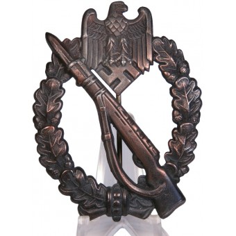 Infanterie Sturmabzeichen в бронзе Schickle/BH Mayer. Espenlaub militaria